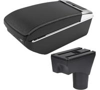 car armrest Car Armrest Box For Nissan For March For Micra K13 2011-2016 Storage Center Console Centre(B 7 White Line)