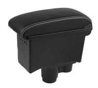 Car Armrest Centre Consoles Storage Box Decoration ABS Plastic For Renault For Duster For Dacia 2019 2020 2021 2022 Box(B3 White line Corium)