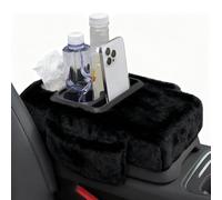 Car Armrest Cover and Cushion - Plush Cushion Cover as Protection - Armrest Pad for Vehicles | for the Interior of Trucks, Automotive, SUV, Centre Console and