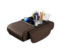 Car Armrest Cover,Center Console Height Organizer with Storage Pocket - Armrest Cushion for Car - for Truck Interior Vehicle Women Men Office Chair Seat