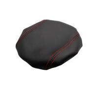 Car armrest cover For BMW For 1 Series For F20 2016-2020 Car Center Control Lid Armrest Box Cover Microfiber Leather Elastic Band Type(Black with red)