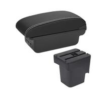 Car Armrest Cushion For Ford For Focus 2 Armrest Box Mk2 Car Accessories Interior Details Retrofit Parts(B3 Black white 3USB)