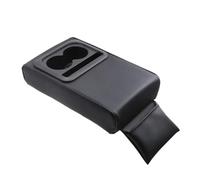 Car Armrest Cushion for Ford Ranger Wildtrak (2016-2024), Universal Car Center Console Armrest Pillow, Memory Foam Height Pad with Cup Holder, Accessories,Black