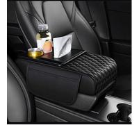 Car Armrest Cushion for Hyundai Matrix 2001-2010, Center Console Pad Multifunctional Car Armrest Box with Side Storage Bags,Black