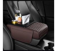 Car Armrest Cushion for Hyundai Matrix 2005-2023, Center Console Pad Multifunctional Car Armrest Box with Side Storage Bags,Coffee