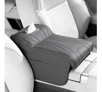 Car Armrest Cushion for ID.3 Cupra Born 2019 2020 2021 2022, Waterproof Armrest Lid Cushion Protector Multifunctional Armrest Pad Interior Accessories,Grey