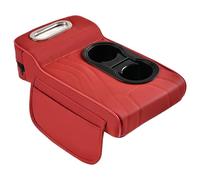 Car Armrest Cushion - PU Leather Centre Console Cover | Car Armrest Box Raising Pad | Universal Fit Arm Rest Cushion | Armrest Box Pad for Cars, Trucks with Cup Holder