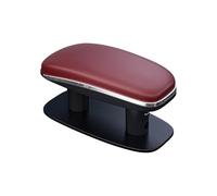 Car Armrest Cushion - Solves Elbow Strain Issue, Adjustable Height Design Classic Vibe, Three Hundred Grams + Adjustable Lift, Solid PU Leather Material Construct - for Road Trips & Auto Cabins