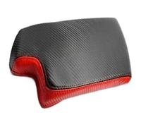 Car Armrest For BMW 3 Series E90 2005-2012 Car Accessories Carbon Texture Leather Armrest Box Cover Trim Interior Center Control(Black-red Splice)
