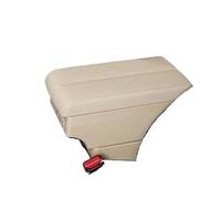 Car Armrest For Fiat 500 Armrest Box Retrofit Parts Center Console Special Storage Space Car Elbow Rest With USB Cup Holder(A-beige)