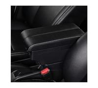 Car Armrest For Fiat 500 Armrest Box Retrofit Parts Center Console Special Storage Space Car Elbow Rest With USB Cup Holder(A-black White Line)