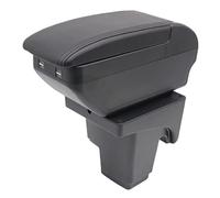 Car Armrest For Ford Focus 3 Mk3 2011-2019 Double Layer Center Console Large Storage Box With Cup Holder