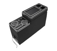 Car Armrest For Hyundai For Grand For Starex Row Front Railing Box Set Business Armrest Central Store Car(4th Black)