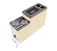 Car Armrest For Hyundai For Grand For Starex Row Front Railing Box Set Business Armrest Central Store Car Internal Accessories(5th Beige)