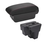 Car Armrest For Kia For Rio 2015 2016 2017 2018 2019 LHD Car Armrest Box Center Storage Accessories Retrofit Parts Console Organiser(B1 3 Usb)