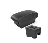Car Armrest For POLO 2010 2011 2012 2013 2014 2015 2016 2017 2018 Armrest Car Armrest Box Storage Box Retrofit Interior Car Accessories Armrest Box(A1 Black red NO USB)