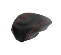 Car Armrest Lid Car Center Control Armrest Box Cover Leather Inner Accessories Trim For Hyundai For Tucson 2019 2020(Black-red line)