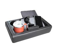 Car Armrest Organizer - Compact Console Trolley, Multifunctional Vehicle Storage Tray, Adjustable Car Holder | Road Travel for Ordin Cabins