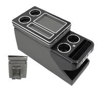 Car Armrest Organizer FOR KIA For Sedona For Carnival 2021+The Second Row Of Business Handrails Vehicle Mobile Armrest Storage Box(B Gray)