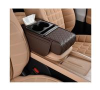 Car Armrest Organizer, for Mazda MX-30 2020-2024 (MX30) Console Storage Box Cup Holder Tissue Dispenser Elbow Support Pillow Leather Pocket,C
