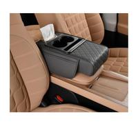 Car Armrest Organizer, for Mazda MX5 2006-2014 MX-5 Console Storage Box Cup Holder Tissue Dispenser Elbow Support Pillow Leather Pocket,D
