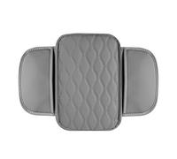 Car Armrest Pad for Geely Yuanjing X3 X6 PU Truck, Leather Waterproof Armrest Box Mat Center Console Armrest Cover Arm Rest Pad Accessories,Grey