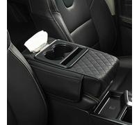 Car Armrest Pad for Jaguar F-Pace I-Pace E-Pace F-Type X-Type S-Type, Armrest Console Storage Box Center Console 2 Cup Holders and Tissue Box Armrest Center Consoles Cushion Arm Rest Cushion Pads