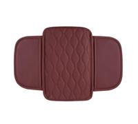 Car Armrest Pad for Kia Sephia Spectra Mentor Rondo Shuma Soluto, Leather Waterproof Armrest Box Mat Center Console Armrest Cover Arm Rest Pad Accessories,Red