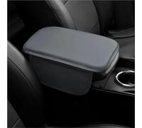 Car Armrest Pad PU Leather Breathable Center Console Box Cover Armrest Box Cover For Citroen C3 C4 C5(Titanium-a)