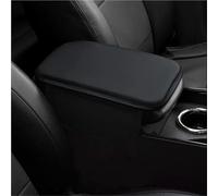 Car Armrest Pad PU Leather Breathable Center Console Box Cover Armrest Box Cover For VW For Golf 4 5 6 7 8 Mk5(Black-a)
