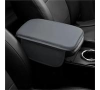 Car Armrest Pad PU Leather Breathable Center Console Box Cover Armrest Box Cover For VW For Golf 4 5 6 7 8 Mk5(Titanium-a)