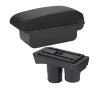 Car Armrest Seat Box Cover For C2 For C3 Armrest Box Car Storage Cup Holder Modification Accessories(C2 Black Line No Usb)