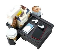 Car Armrest , Space Saving Car Interior Accessories, Center Console Cup Holder for Tissue Drinks Smartphone Car Back Seat Travel Commuting