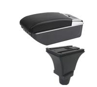 Car Armrest Storage Box Armrest Box For Fiat For 500 For Cronos Car Interior Center Storage Accessories Elbow Pad Arm Rest(Style C1)