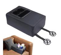 Car Armrest Storage Box - Automotive Armrest Organizer With Cup Holder & Phone Slot, Backseat Arm Rest Cup Holder, Second Row Rear Central Armrests Box, For Front Rear Seats Yacht Central Console