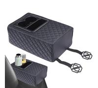 Car Armrest Storage Box - Automotive Armrest Organizer With Cup Holder & Phone Slot, Backseat Arm Rest Cup Holder, Second Row Rear Central Armrests Box, For Front Rear Seats Yacht Central Console