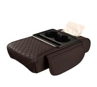 Car Armrest Storage Box - Car Armrest with 2 Cup Holder and Tissue Box | Car Interior Organizer | Armrest Center Console Cushion | Car Armrest Organizer for Auto SUVs Trucks