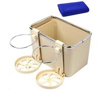 Car Armrest Storage Box,Car Tissue Organiser with Water Cup Holders,Separate Space Armrest Box,Large Capacity Car Multifunctional Drawer Box Between Car Seat, Universal Foldable DIY Cars Seat Tray B
