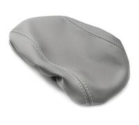 Car Armrest Storage Box For B&MW X1 F48 2016 2017 2018 2019 LHD Car Leather Center Console Lid Armrest Box Cover Trim Elastic Band Type(Grey)