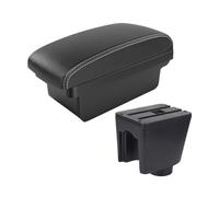 Car Armrest Storage Box For Chevrolet For Aveo T250 2005-2012 Car Center Console Armrest Storage Box(A3 Black white NOUSB)
