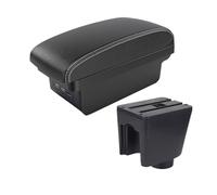 Car Armrest Storage Box For Chevrolet For Aveo T250 2005-2012 Car Center Console Armrest Storage Box(B3 Black white 3 USB)