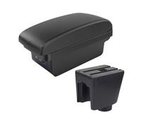 Car Armrest Storage Box For Chevrolet For Aveo T250 2005-2012 Car Center Console Armrest Storage Box(B2 Black line 3 USB)