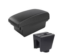 Car Armrest Storage Box For Chevrolet For Aveo T250 2005-2012 Car Center Console Armrest Storage Box(A2 Black line NO USB)