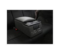 Car Armrest Storage Box For Kia For Amanti For Avella For BESTA For Bongo Car Interior Rear Handrail Armrest Box With Atmosphere USB Charging(Model a Black)