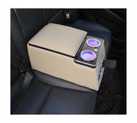 Car Armrest Storage Box For R&ENAULT For Koleos For Captur For Kadjar Car Interior Rear Handrail Armrest Box With Atmosphere And USB Charging(Model a Beige)