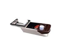 Car Armrest Storage Box For T&oyota For Sienna 2021 2022 2023 2024 + Car Interior Front Armrest Box With USB Cup Holder Atmosphere Light(No Wireless Charge 6)