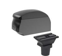 Car Armrest Storage Box, For Yaris, For Vitz 5dr Hatchback 2005 2006 2007 2008 2009 2010 2011 Car Armrest Box Central Storage (A2 Black single)