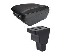 Car Armrest Storage Cover For Hyundai For I10 Car Armrest Central Storage Box Interior Dedicated Retrofit Parts Accessories(H All Black 4 Usb)