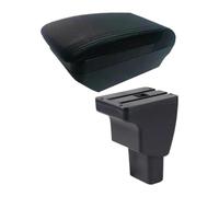 Car Armrest Storage Cover For Hyundai For I10 Car Armrest Central Storage Box Interior Dedicated Retrofit Parts Accessories(F All Black No Usb)