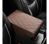 Car Armrest Storage Cushion for Ford Thunderbird Farris Ranger 2005-2025, Universal Leather Center Console Covers Box Protector Pad Interior Accessories for Suv Truck Vehicle, D/Brown